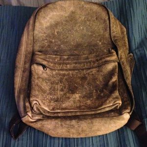Vintage Leather Backpack